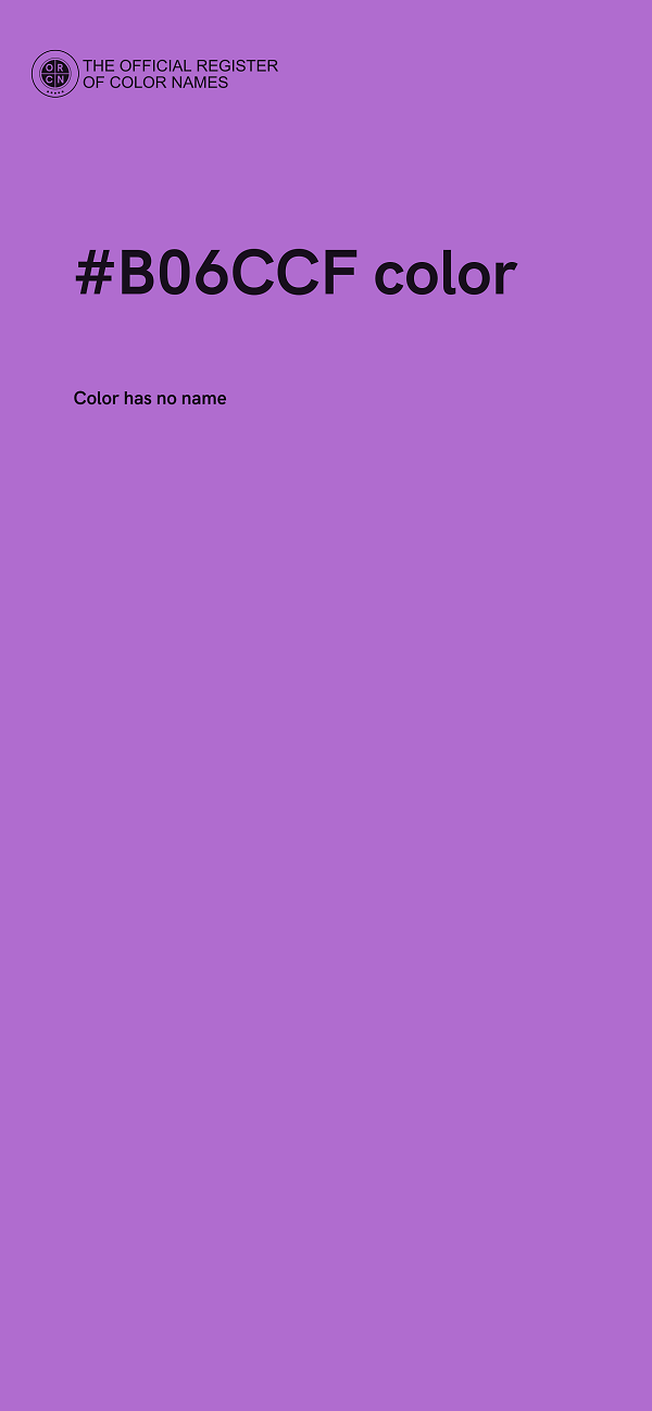 #B06CCF color image