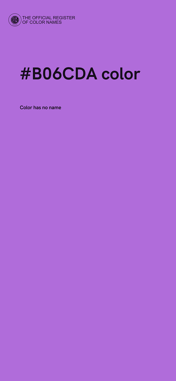 #B06CDA color image