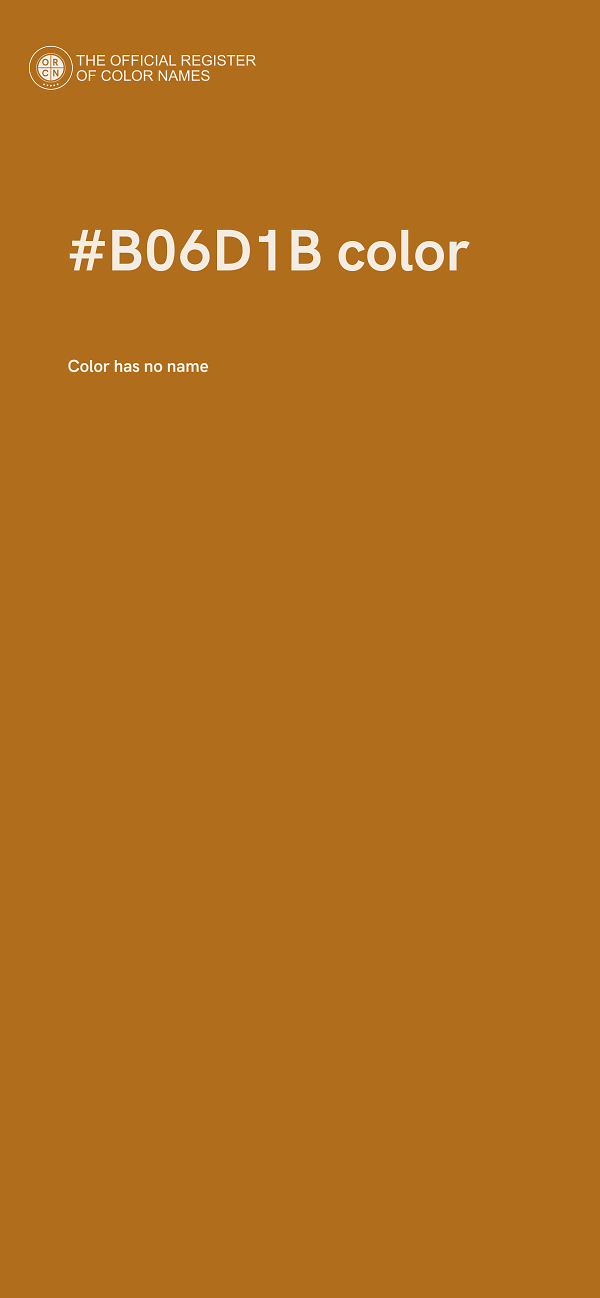 #B06D1B color image