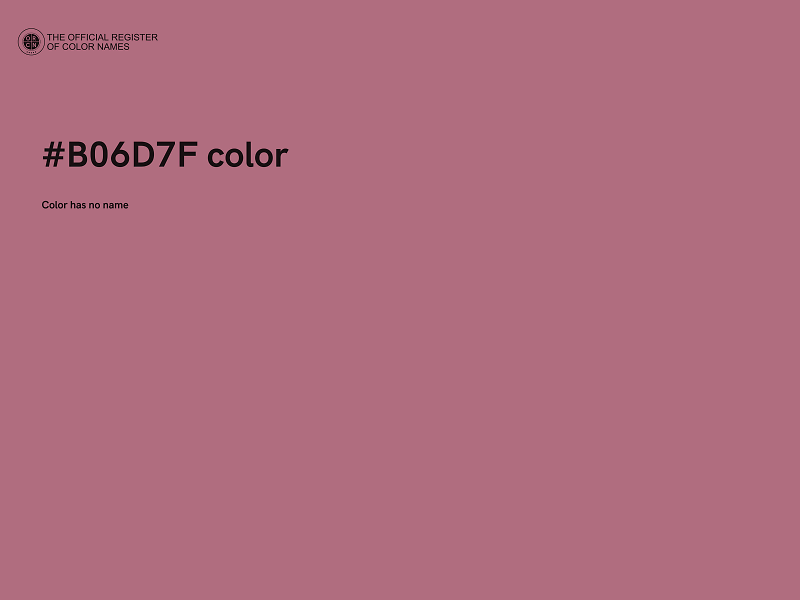 #B06D7F color image