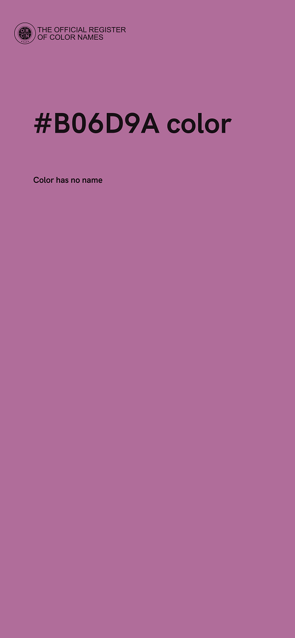 #B06D9A color image