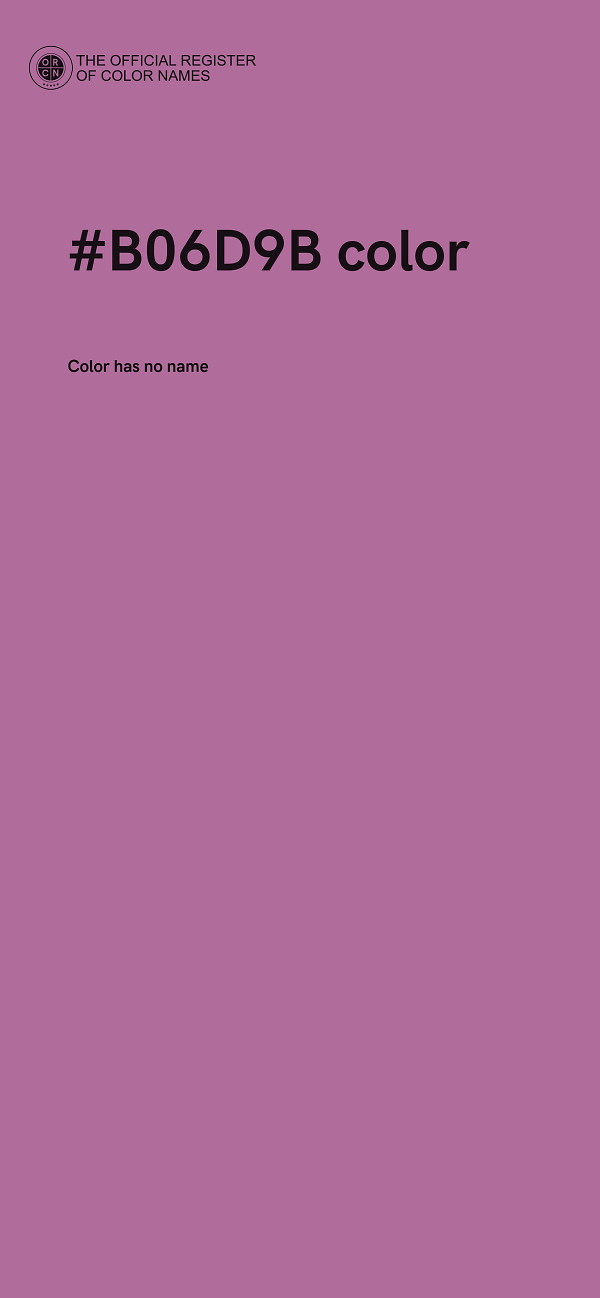#B06D9B color image