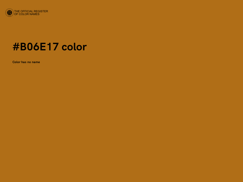 #B06E17 color image