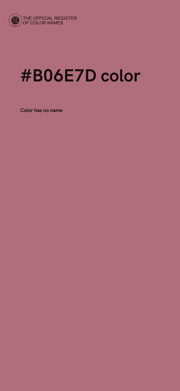 #B06E7D color image