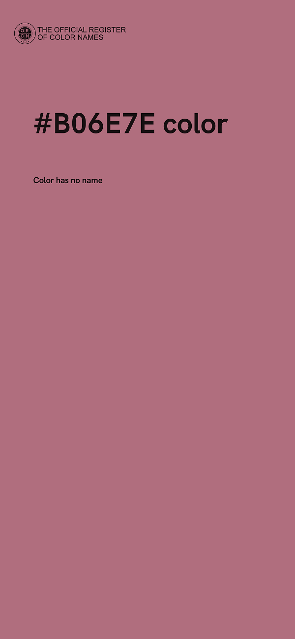 #B06E7E color image