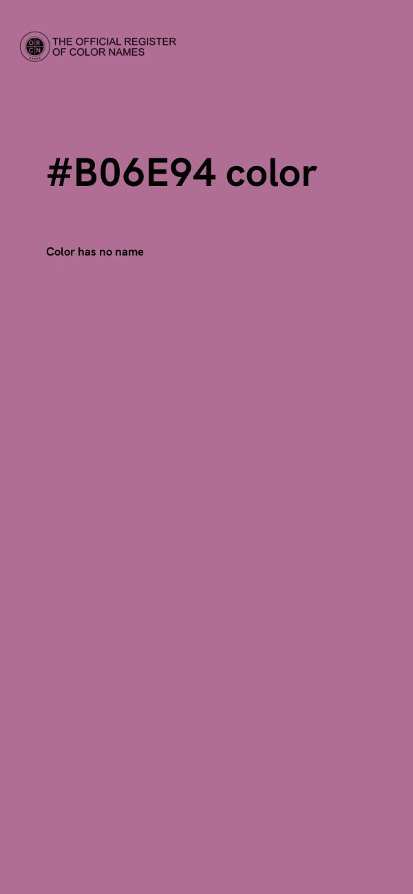 #B06E94 color image