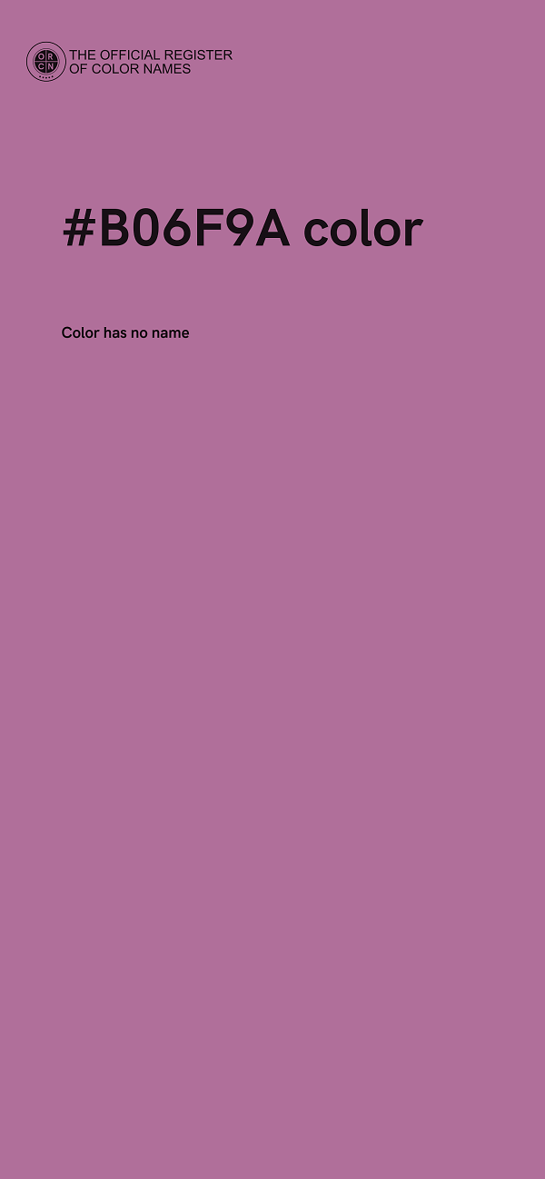 #B06F9A color image