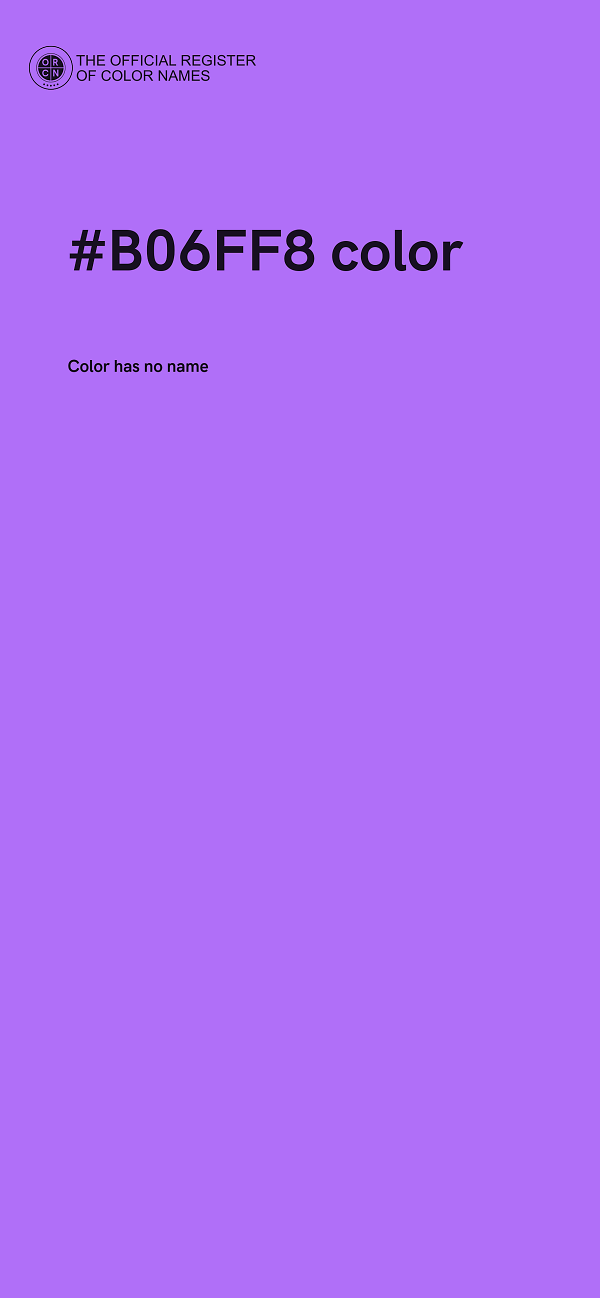 #B06FF8 color image