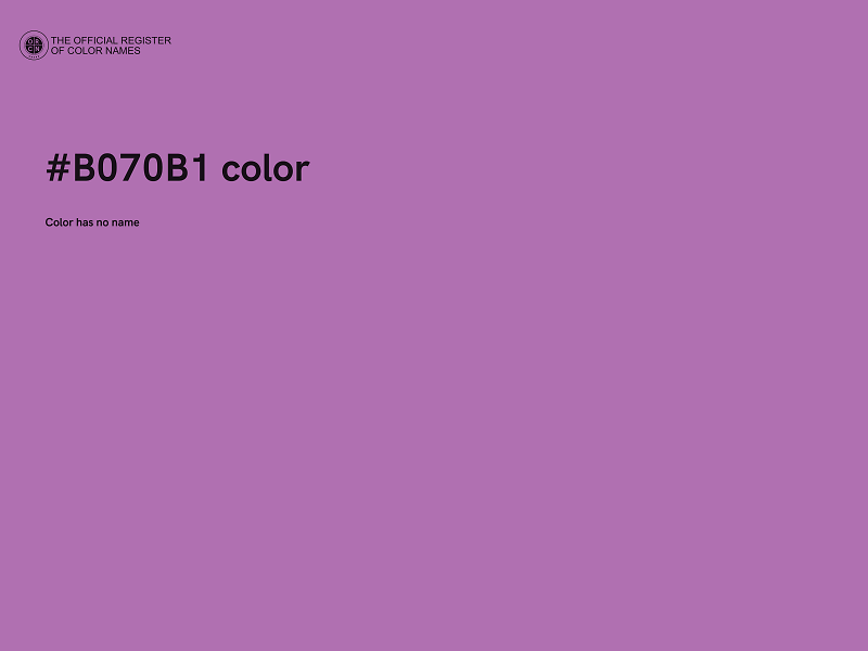 #B070B1 color image