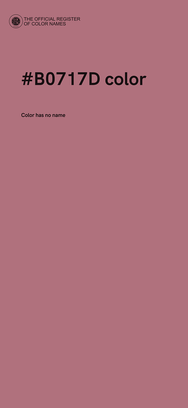 #B0717D color image