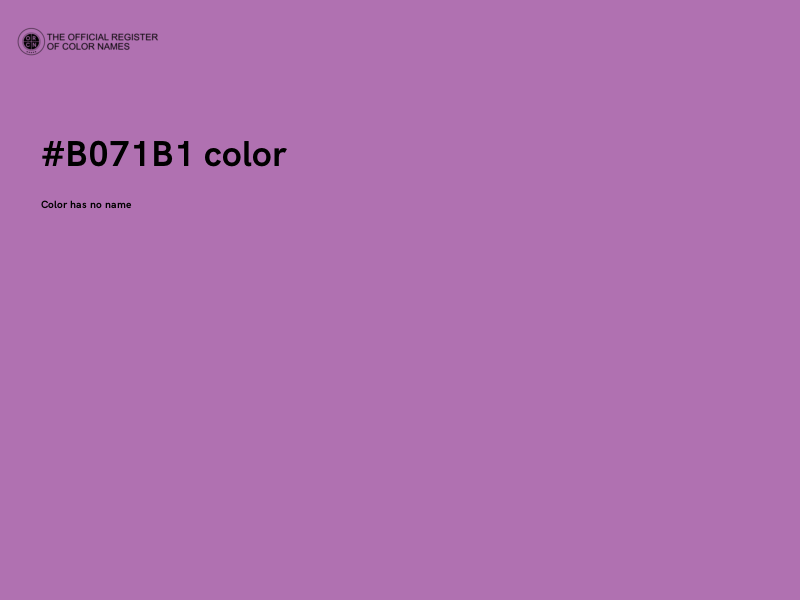 #B071B1 color image