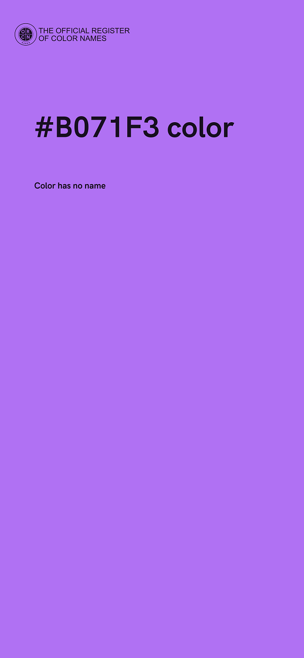 #B071F3 color image