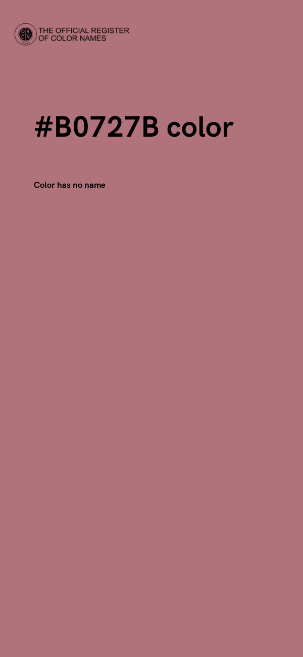 #B0727B color image