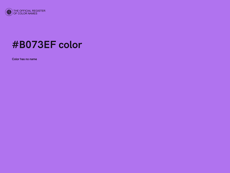 #B073EF color image