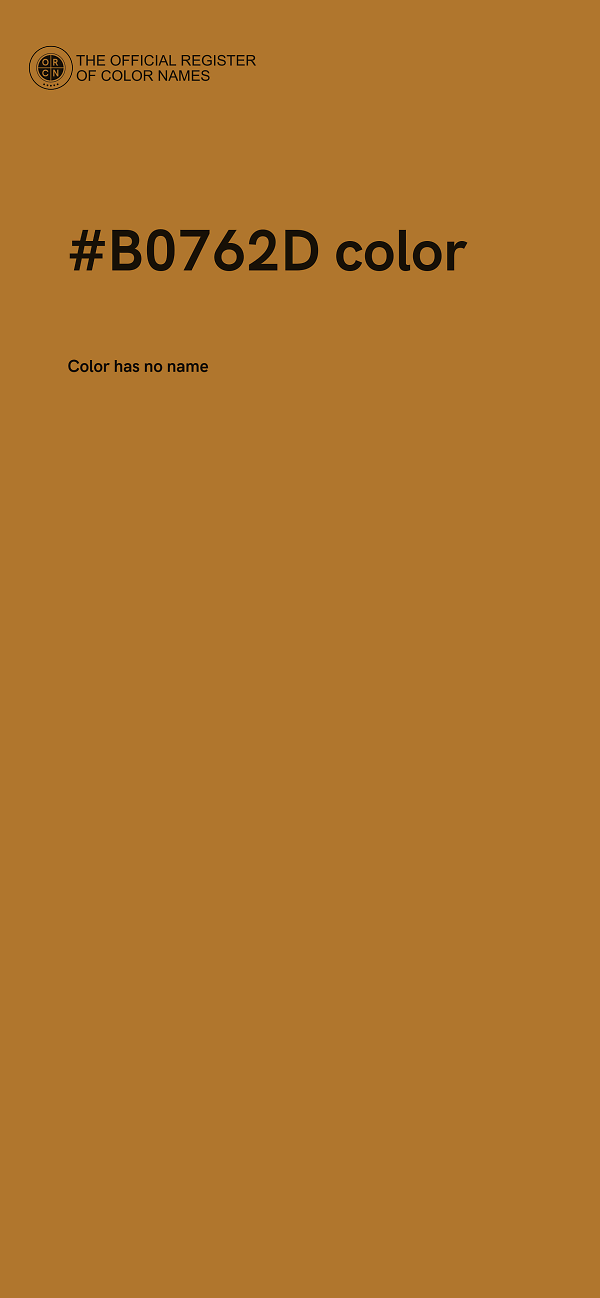 #B0762D color image