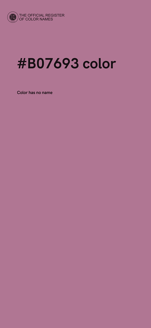 #B07693 color image