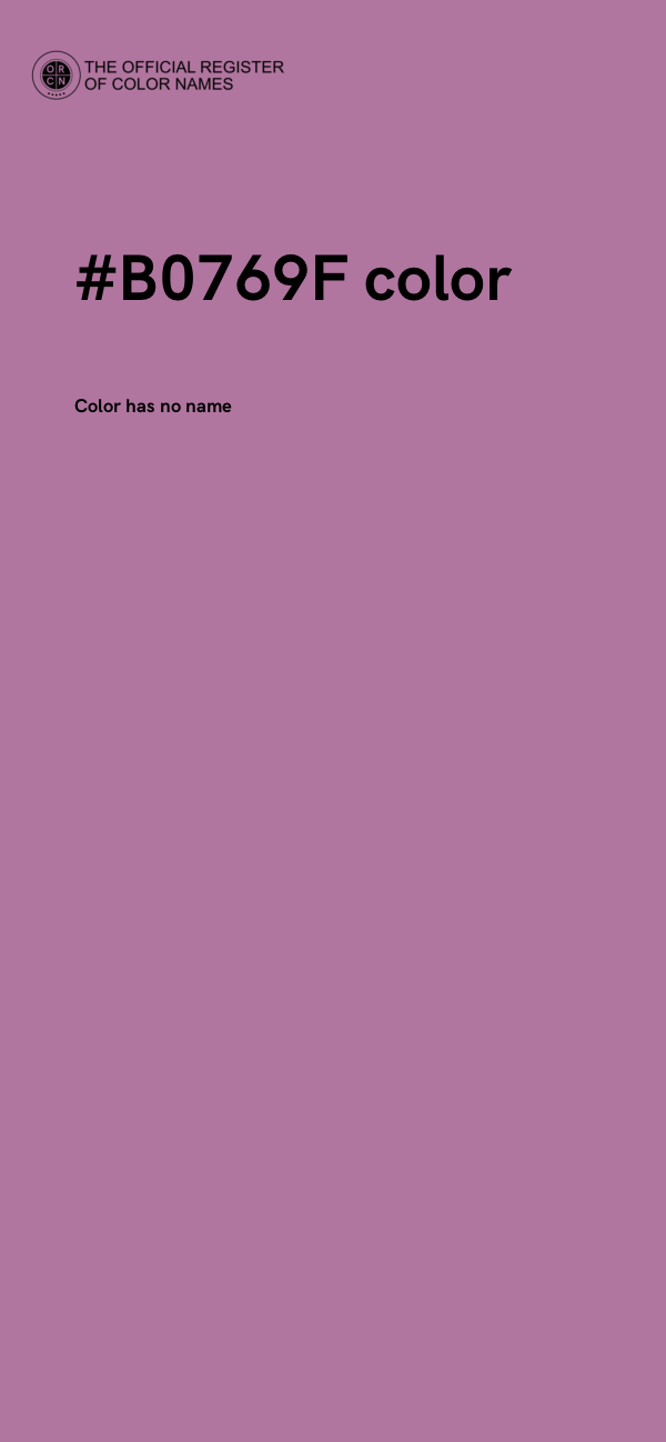 #B0769F color image