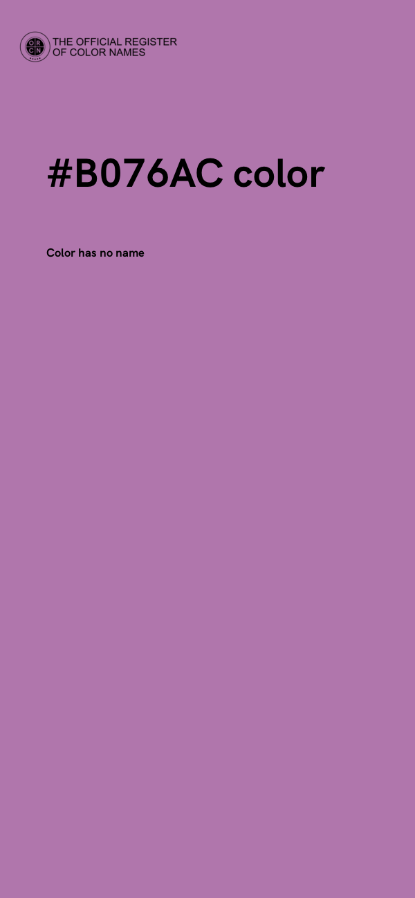 #B076AC color image