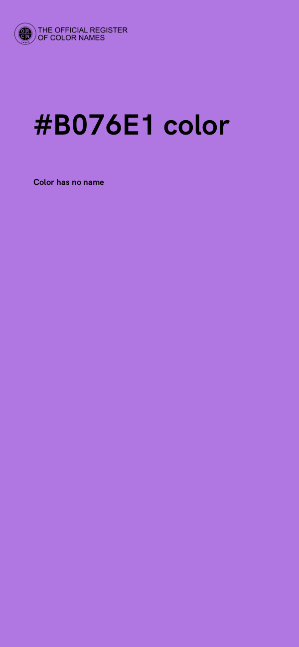 #B076E1 color image