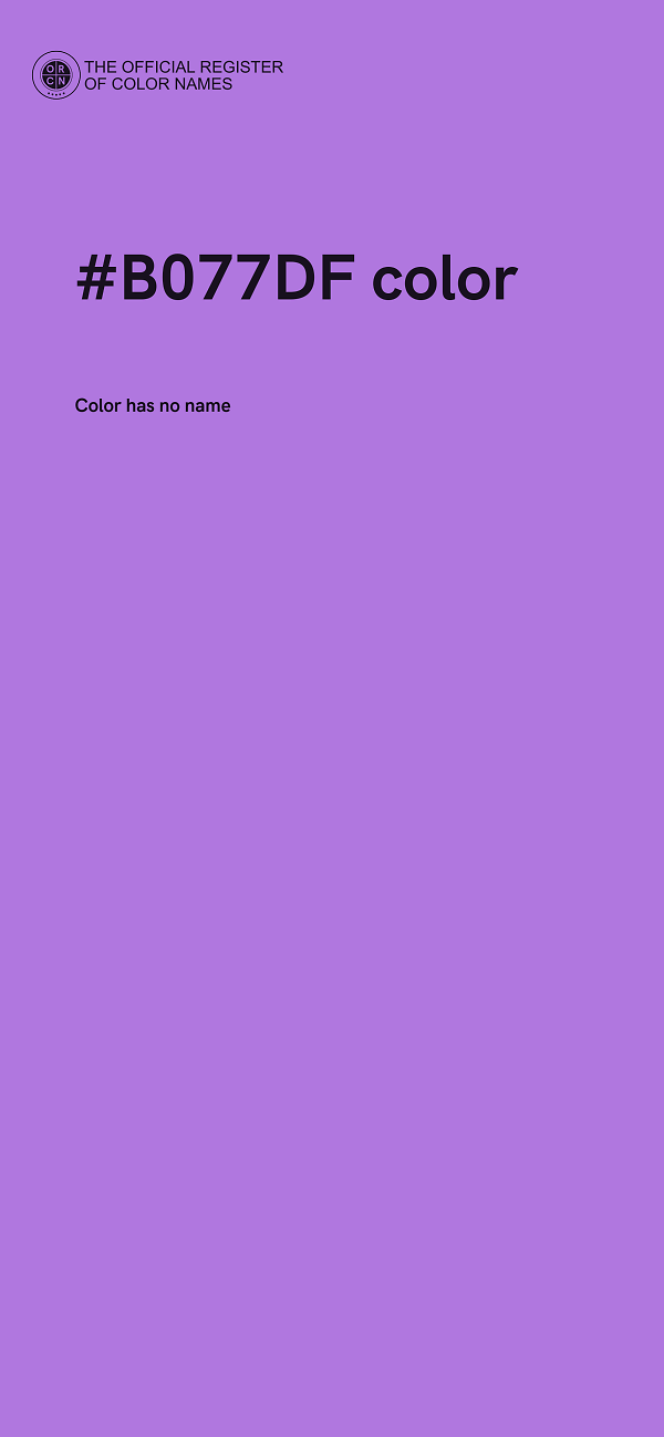 #B077DF color image