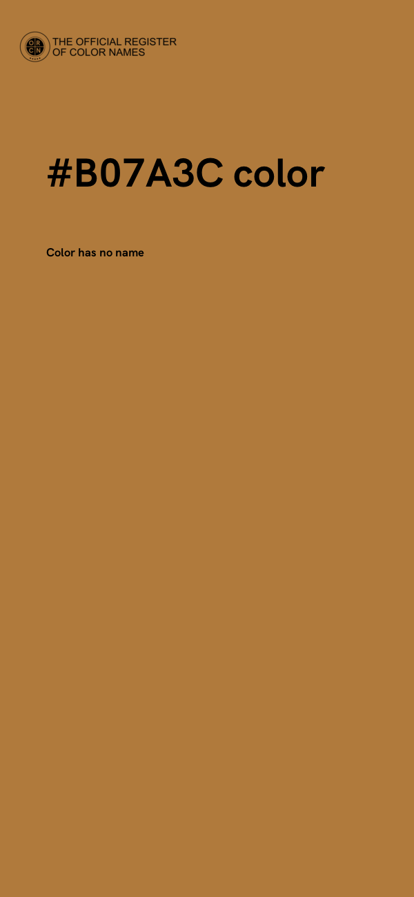 #B07A3C color image