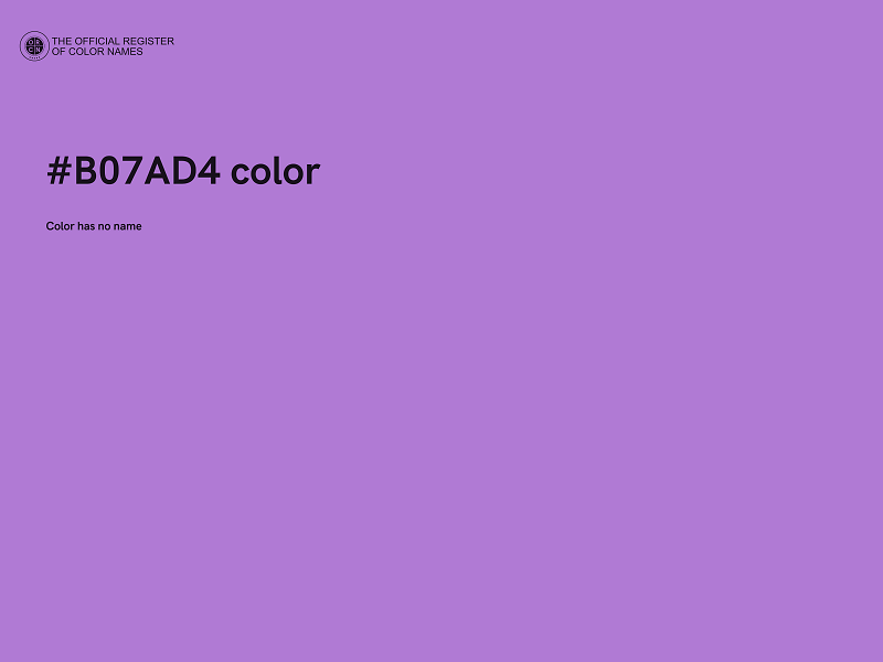 #B07AD4 color image