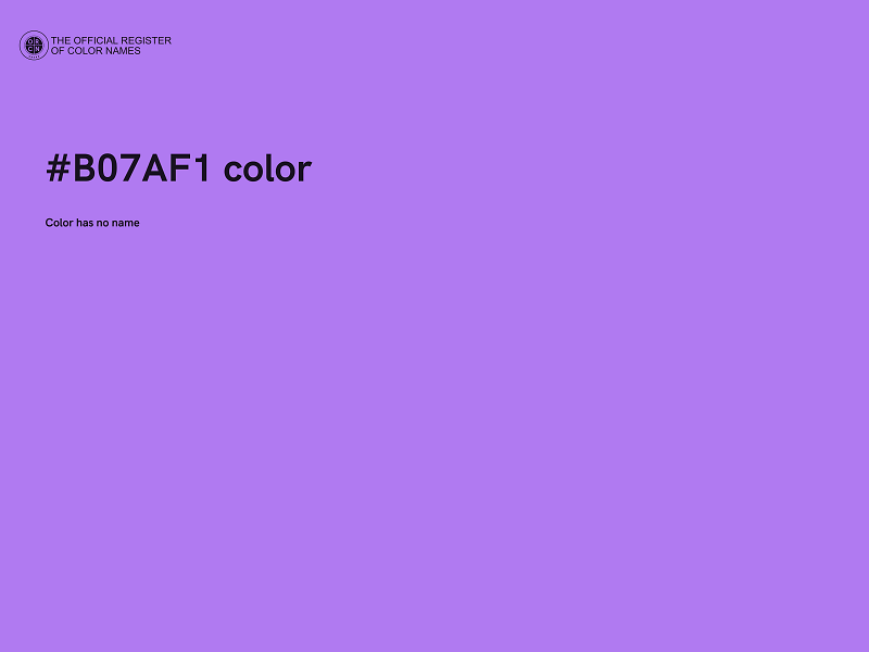 #B07AF1 color image