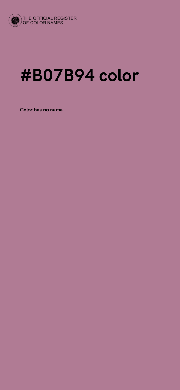 #B07B94 color image