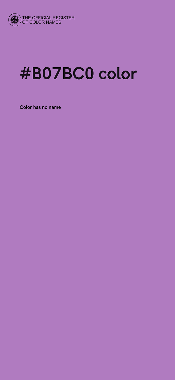 #B07BC0 color image