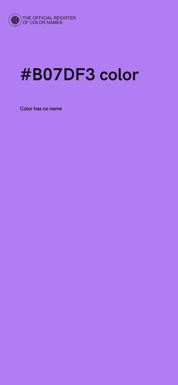 #B07DF3 color image