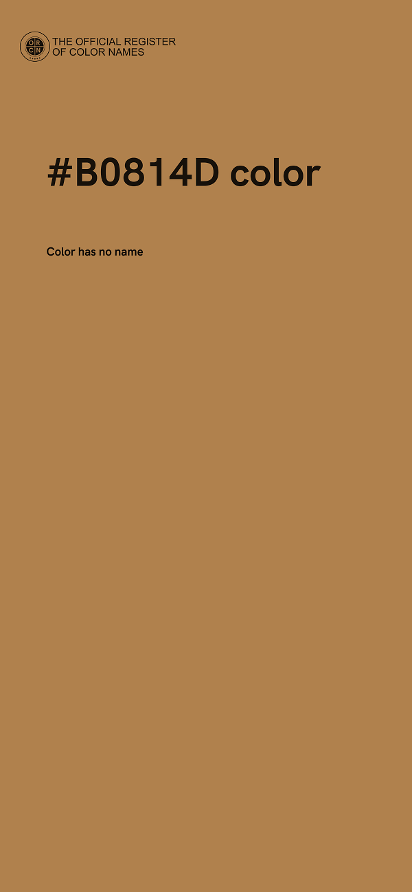 #B0814D color image