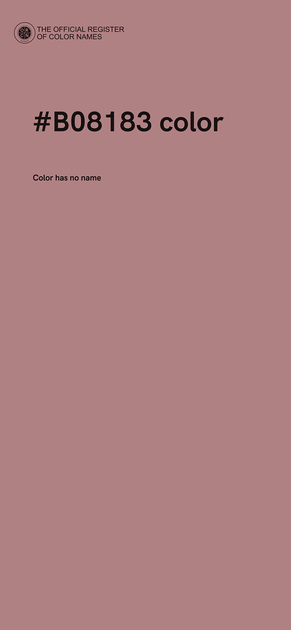 #B08183 color image