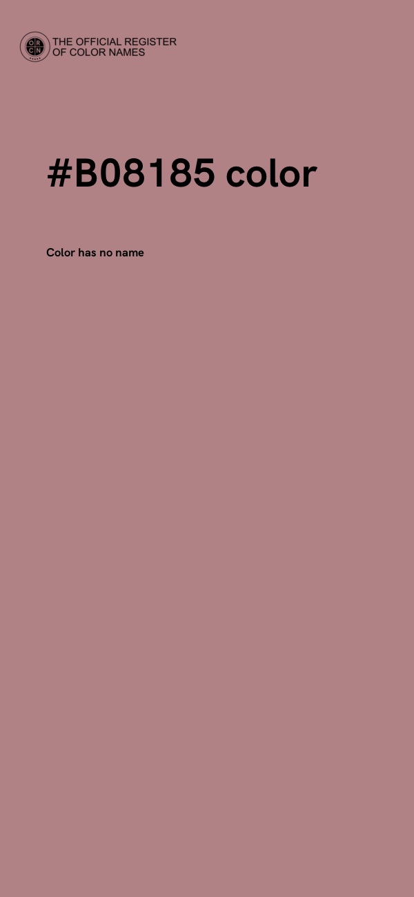 #B08185 color image