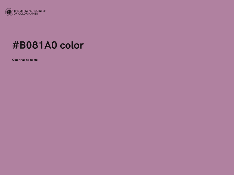 #B081A0 color image