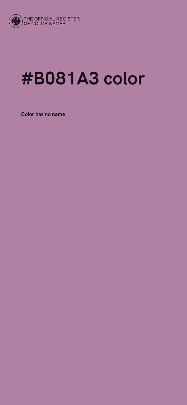 #B081A3 color image