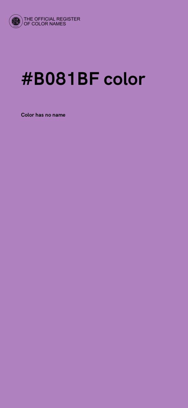 #B081BF color image