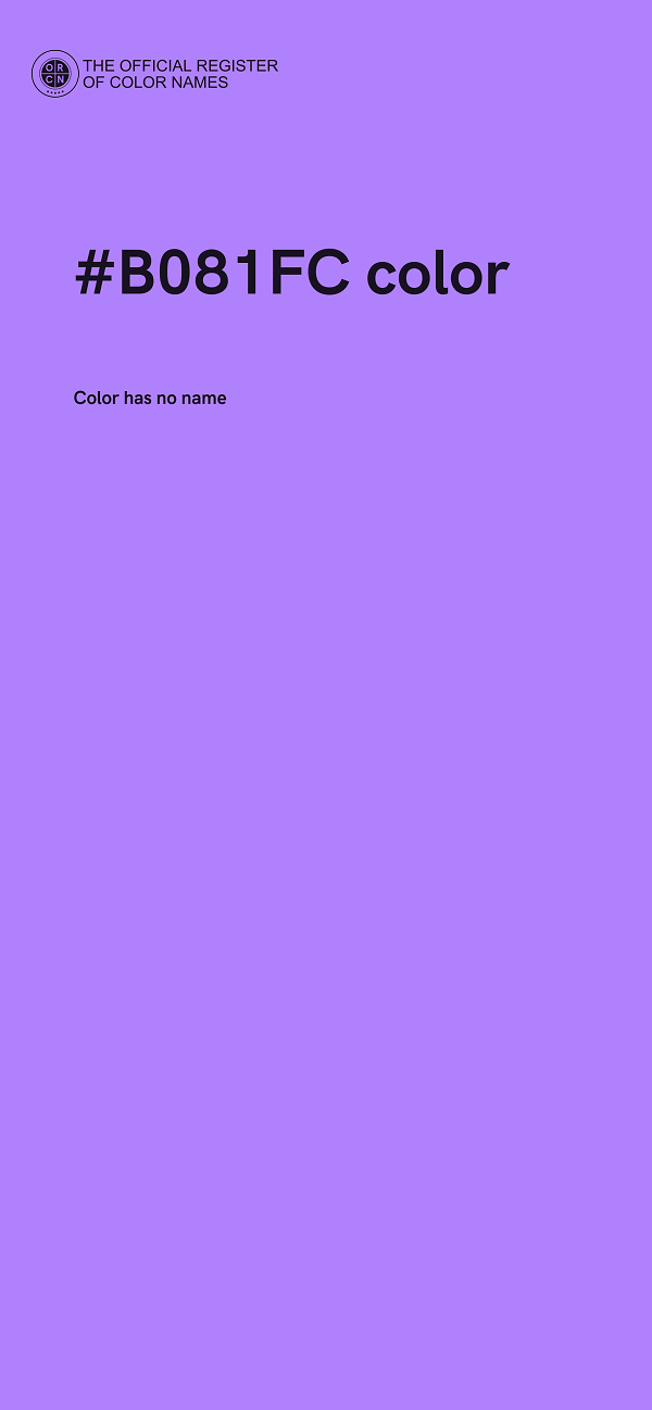 #B081FC color image