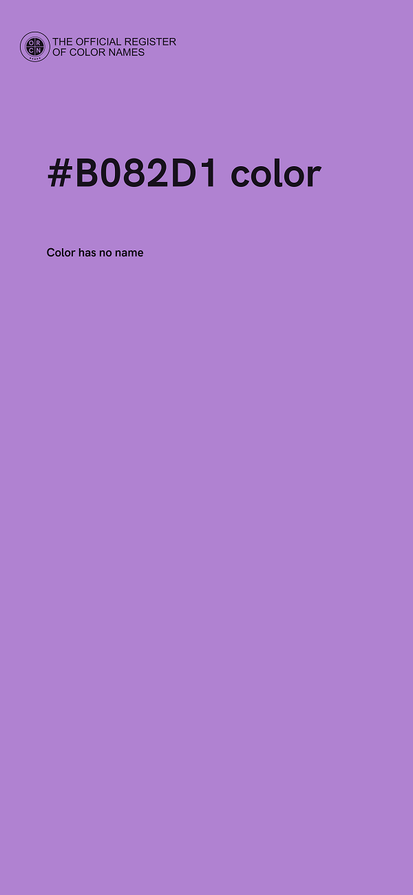 #B082D1 color image