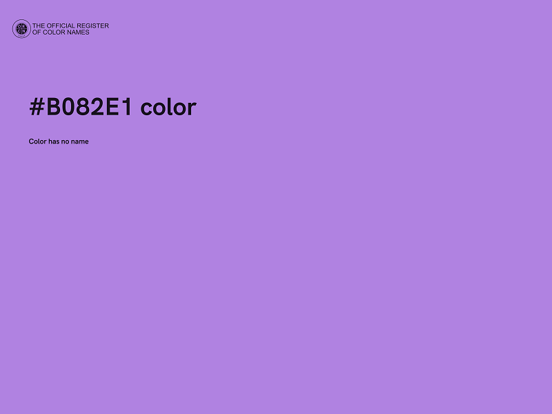 #B082E1 color image