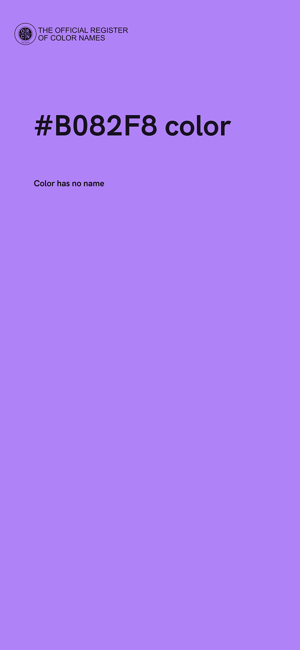 #B082F8 color image