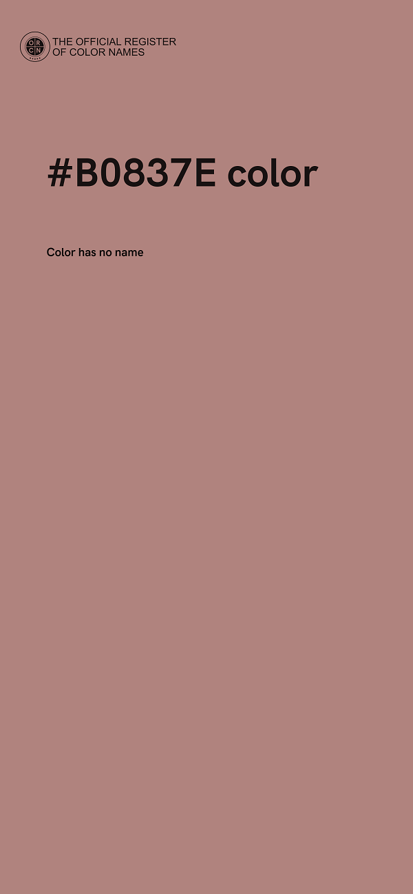 #B0837E color image