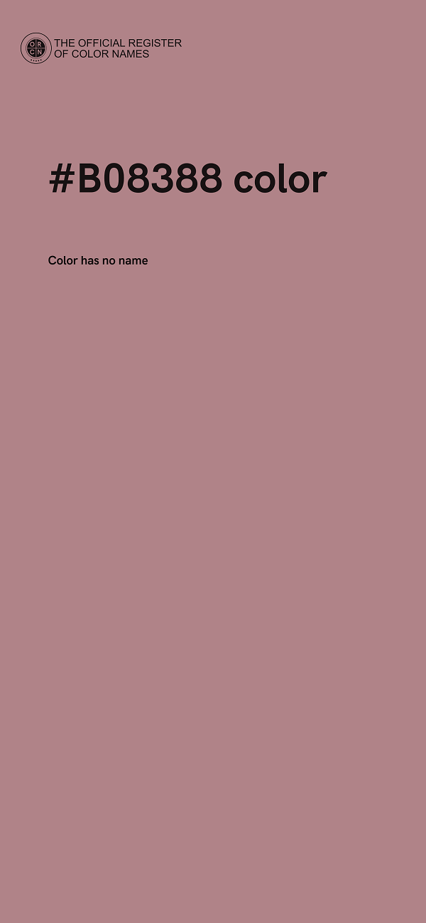 #B08388 color image