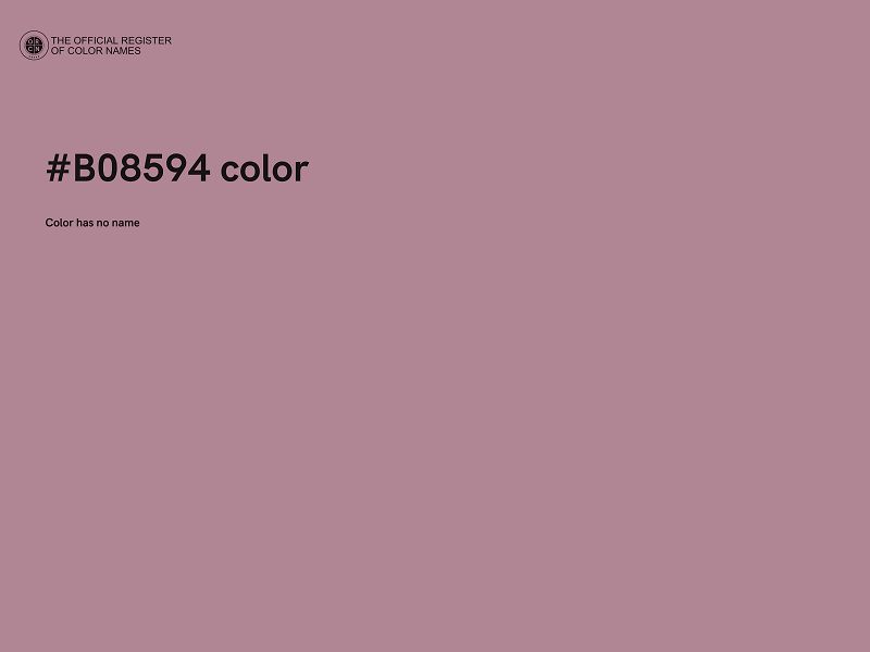 #B08594 color image