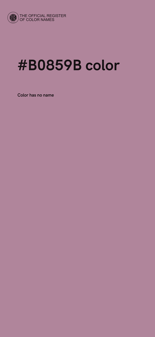 #B0859B color image