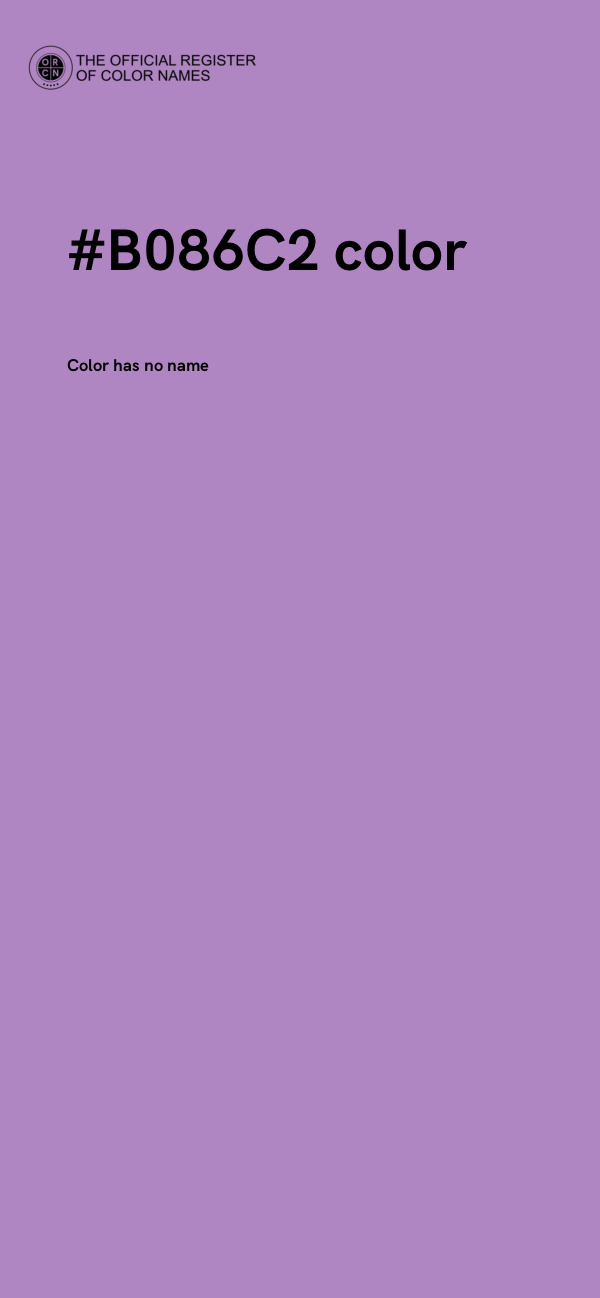 #B086C2 color image