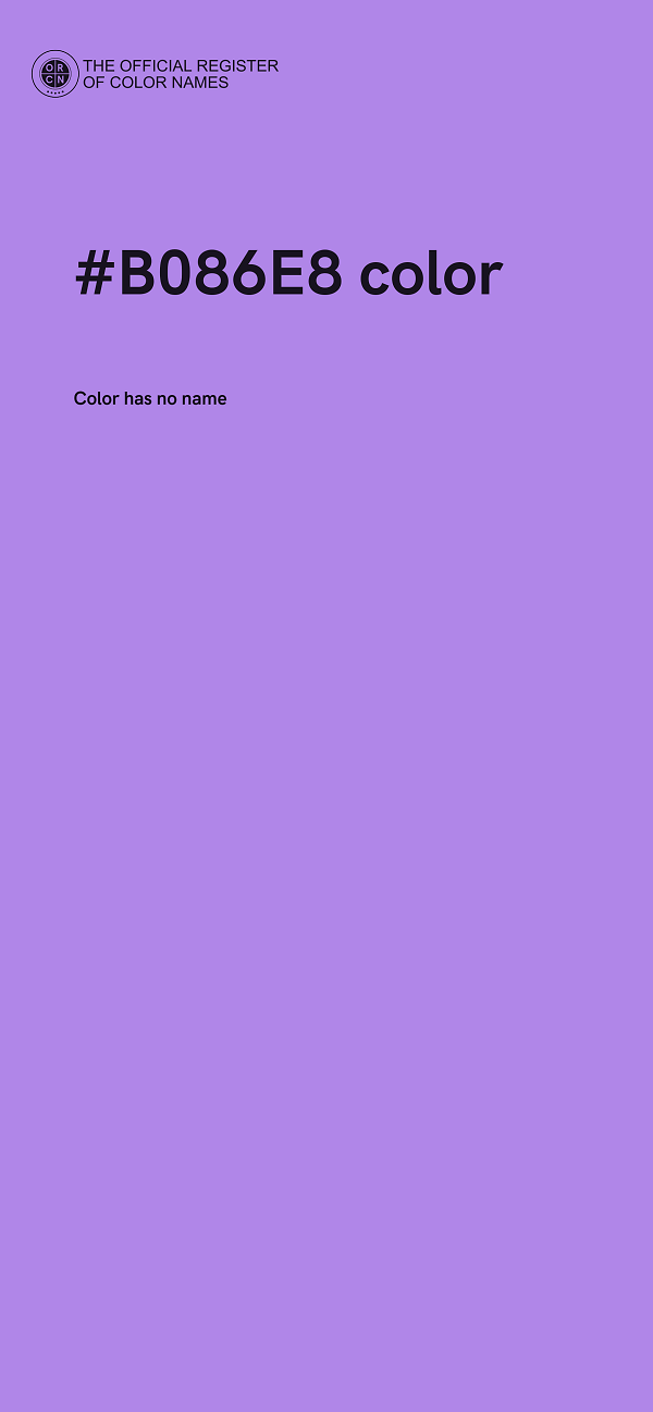 #B086E8 color image