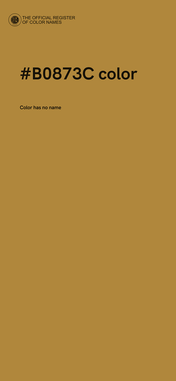 #B0873C color image