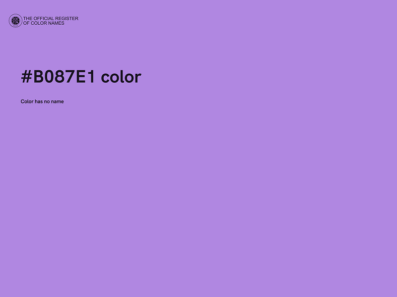 #B087E1 color image