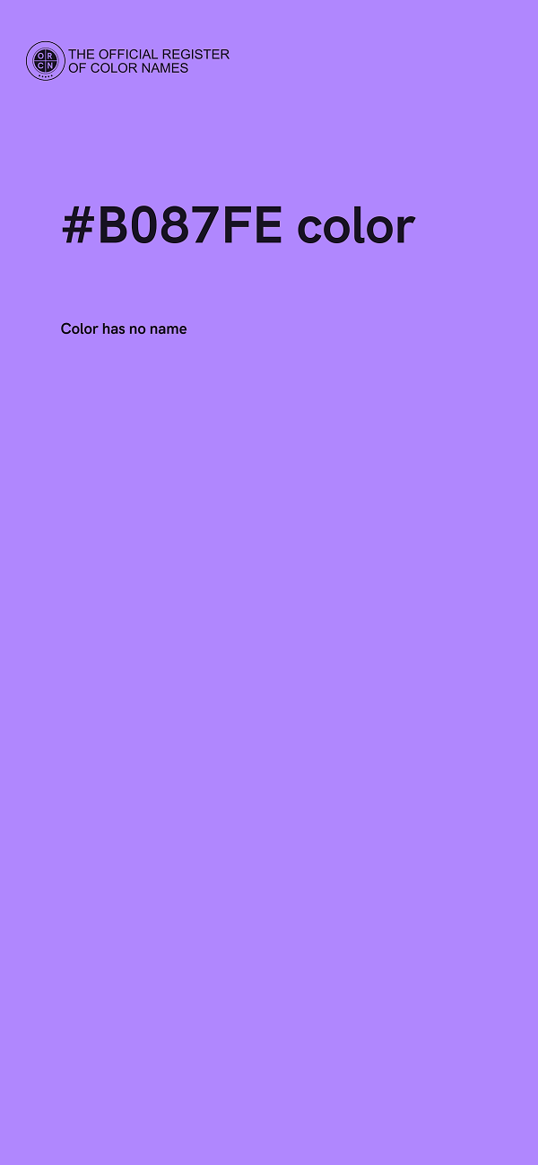 #B087FE color image