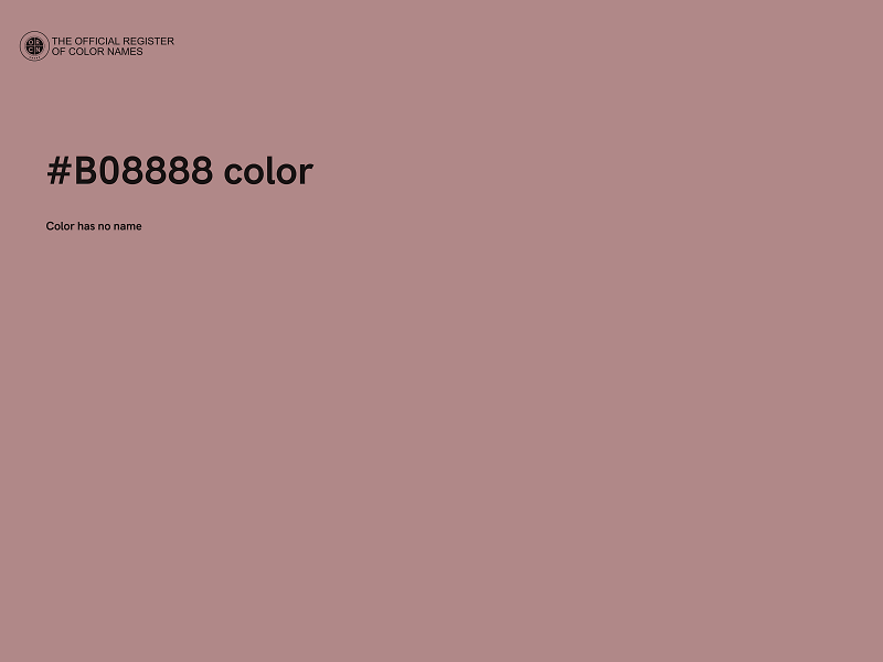 #B08888 color image